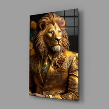 İnsigneart Insigne Art Design Aslan Vogue Cam Tablo || Tasarımcı Koleksiyonu