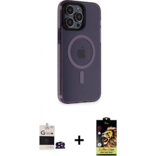 Pileli Store Pilelistore™ iPhone 14 Pro Max Kılıf Yankı Işık Prime - Siyah Buffer Cam Ekran Koruyucu + Bilvis Titan Kamera Lens - Dnmr
