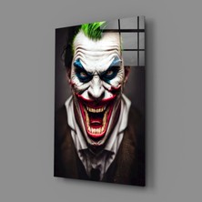 İnsigneart Joker'in Gülümsemesi Cam Tablo || Tasarımcı Koleksiyonu