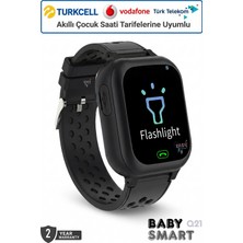 BabySmart Q21 LBS Konumlu Akıllı Çocuk Takip Saati Sim Kartlı Arama, Kameralı, Gizli Dinleme Özellikli