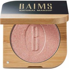 Baims Highlighter Pressed Powder (Pudra) Organik Vegan Pudra 10 Warm & Glow