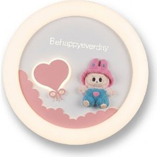 Işıksan Aydınlatma Happybabu Çocuk Odası Kumandalı LED Avize 50CM - Gece Lambası Modlu
