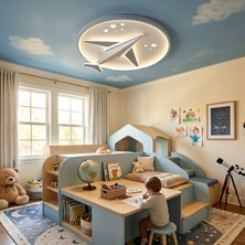 Işıksan Aydınlatma Skyjet 50 cm Kumandalı LED Avize - Gece Lambası Modlu 48W