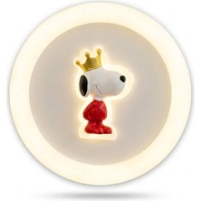 Işıksan Aydınlatma Royal Dog 50 cm Kumandalı LED Çocuk Odası Avizesi Gece Lambası Modlu- 48 Watt Gün Işığı Beyaz Sarı