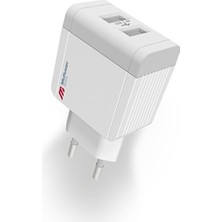 Mutlusan Ri-Tech 2 USB'li Şarj Adaptörü 2.4A Hızlı Şarj Özelliği ile Pratik Kullanım Sunar