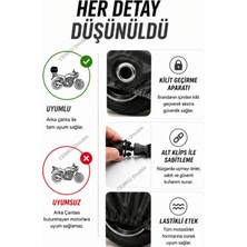Cemku Double Gri Üst - Siyah Alt, Arka Çanta Uyumlu Bmw F 650 Gs Motosiklet Brandası