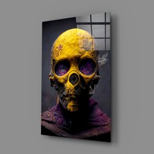 İnsigneart Insigne Art Design Kafatası Cam Tablo || Tasarımcı Koleksiyonu