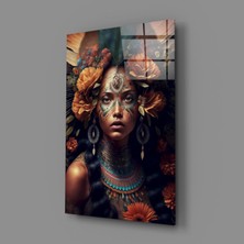 İnsigneart Klanın Güzeli Cam Tablo || Tasarımcı Koleksiyonu