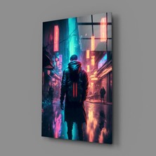 İnsigneart Siberpunk Cam Tablo || Tasarımcı Koleksiyonu
