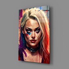 İnsigneart Harley Quinn Cam Tablo || Tasarımcı Koleksiyonu