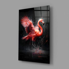İnsigneart Flamingo Cam Tablo || Tasarımcı Koleksiyonu