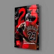 İnsigneart Michael Jordan Cam Tablo || Tasarımcı Koleksiyonu