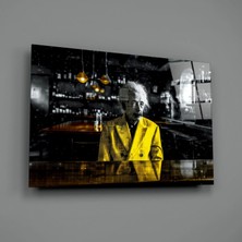 İnsigneart Insigne Art Design Bardaki Einstein Cam Tablo || Tasarımcı Koleksiyonu