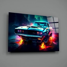 İnsigneart Insigne Art Design 1970 Dodge Challenger Cam Tablo || Tasarımcı Koleksiyonu