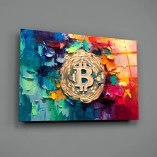İnsigneart Bitcoin Cam Tablo || Tasarımcı Koleksiyonu