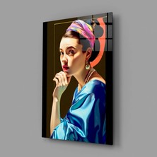 İnsigneart Insigne Art Design Inci Küpeli Kız Cam Tablo || Tasarımcı Koleksiyonu