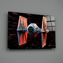 İnsigneart Insigne Art Design Tıe Fighter Cam Tablo || Tasarımcı Koleksiyonu