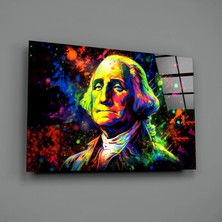 İnsigneart Insigne Art Design Benjamin Franklin Cam Tablo || Tasarımcı Koleksiyonu
