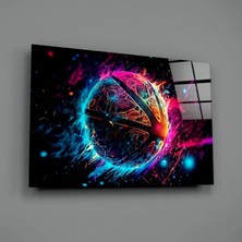 İnsigneart Insigne Art Design Ateş Topu Cam Tablo || Tasarımcı Koleksiyonu