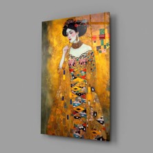 İnsigneart Klimt Tarzı Cam Tablo || Tasarımcı Koleksiyonu