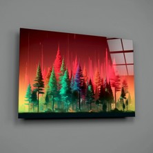 İnsigneart Insigne Art Design Renk Ormanı Cam Tablo || Tasarımcı Koleksiyonu