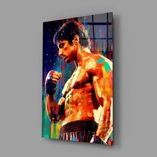 İnsigneart Insigne Art Design Dövüşçü Cam Tablo || Tasarımcı Koleksiyonu