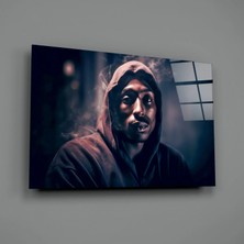 İnsigneart Insigne Art Design Tupac Cam Tablo || Tasarımcı Koleksiyonu