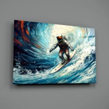 İnsigneart Insigne Art Design Sörf Yapmak Cam Tablo || Tasarımcı Koleksiyonu