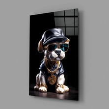 İnsigneart Insigne Art Design Yavru Köpek Vogue Cam Tablo || Tasarımcı Koleksiyonu