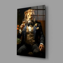 İnsigneart Beyefendi Cam Tablo || Tasarımcı Koleksiyonu