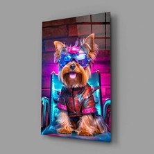 İnsigneart Kalça Köpeği Cam Tablo || Tasarımcı Koleksiyonu