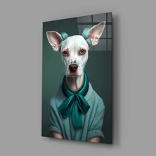 İnsigneart Köpek Vogue Cam Tablo || Tasarımcı Koleksiyonu