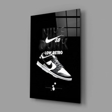 İnsigneart Retro Spor Ayakkabılar Cam Tablo || Tasarımcı Koleksiyonu