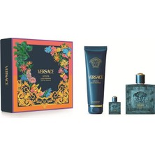 Versace Eros Edp 100 ml + Shower Gel 100 ml + Edp 5 ml