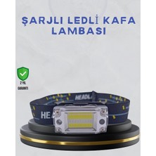 İlanib Ticaret Kompakt LED Kafs Feneri USB Şarjlı Manyetik 2 Işık Modlu 215 Lümen
