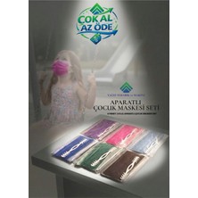 Aparatlı Çocuk Maskesi 6 Paket 10 Lu