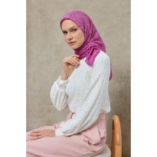 Silk Home Tencel Monare Eşarp Madalyon Desen Leylak 90X90