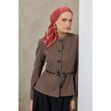 Silk Home Tencel Monare Eşarp Etnik Desen Bordo 90X90