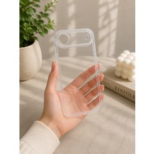 iPhone 17 Air Uyumlu Şeffaf Kılıf Kamera Korumalı Darbe Emici Yumuşak Silikon Premium Şeffaf Kapak