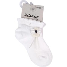 Katamino Argolis Aks Kız Bebek Çorap 46344