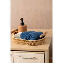 Rikka Home %100 Pamuk El/misafir Havlusu Seti (2’li 33X33 Cm) – Coresoftair™ Yumuşak, Hızlı Emici, Hacimli Premium Havlu