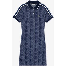 Lacoste Slim Fit Monogram Jacquard Dress