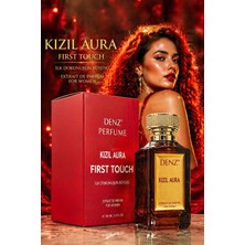 Denz Kızıl Aura Klasik First touch misk amber cesur cürretkâr %40 Esans Oranı Extrait Kalite Cezbedici Kadın Parfümü Kalıcılık