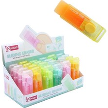 Mikro E2378C Sürgülü Silgi Pvc 24 Lü