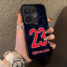 HONTINGA Vivo X200 Fe ile Uyumlu Kılıfı Silikon Kenar Sert Arka Düşüme Önleyici Basitlik Anti Düşme Kamera Korumali Dünya Kupası 23 Numara Uğurcan Çakır Desen Telefon Kılıfı K1-1226