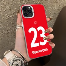 HONTINGA iPhone 11 Pro Max ile Uyumlu Kılıfı Silikon Kenar Sert Arka Düşüme Önleyici Basitlik Anti Düşme Kamera Korumali Dünya Kupası 23 Numara Uğurcan Çakır Desen Telefon Kılıfı K1-1226