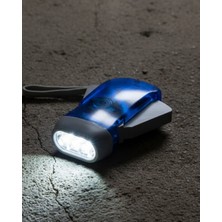 İlanib Ticaret Kendiliğinden Şarjlı El Feneri Pilsiz Çalışan 3 LED Acil Durum Feneri