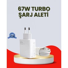 Marsilyan 67 Watt Ultra Hızlı Şarj Adaptörü Xiaomi Redmi 9 10 12C Uyumlu