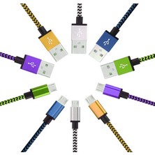 Ozcmax USB Kablosu 2AA - Hızlı Şarj Veri Kablosu Android