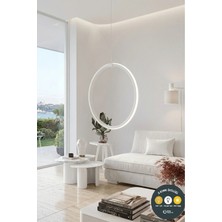 Lzy Avize Store Daire Beyaz Tekli LED Sarkıt Avize & Şık ve Modern Antre Hol Aydınlatması (30 Cm)